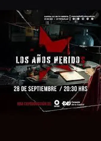 los años heridos 2024 poster