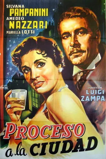 processo alla città 1952 poster