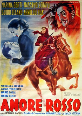 amore rosso (marianna sirca) 1952 poster