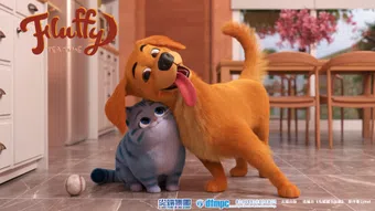 fluffy tea time poster