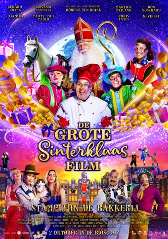 de grote sinterklaasfilm - stampij in de bakkerij 2024 poster