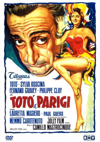 totò a parigi 1958 poster