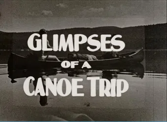 glimpses of a canoe trip 1936 poster