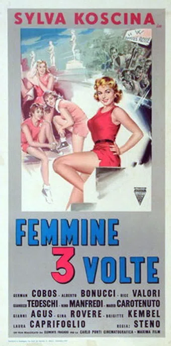 femmine tre volte 1957 poster