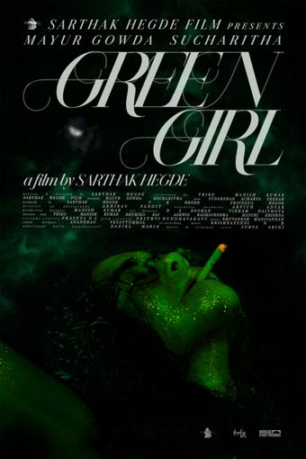 green girl poster