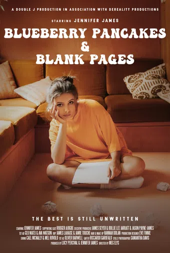 blueberry pancakes & blank pages poster