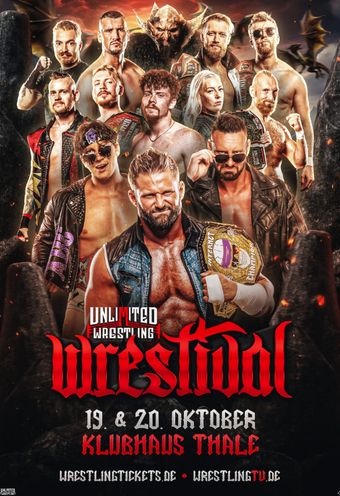 unlimited wrestling wrestival 2024 poster