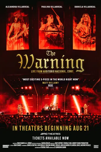 the warning live from auditorio nacional, cdmx 2025 poster