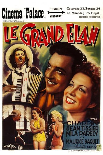 le grand élan 1939 poster