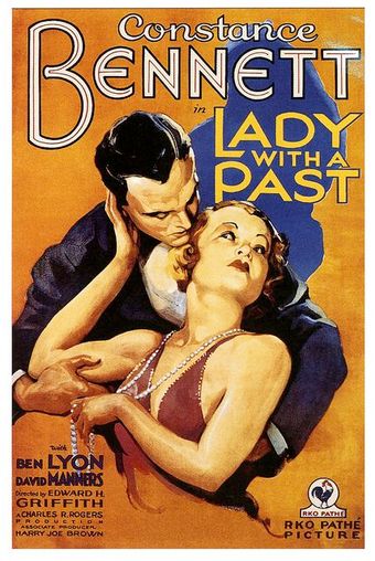 lady with a past 1932 poster