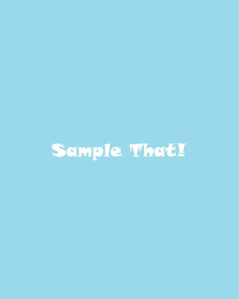 sample that! 2025 poster