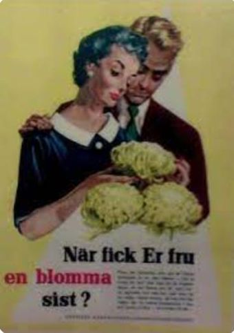 vi läser annonser 1958 poster