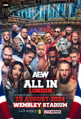 all elite wrestling: all in 2024 poster