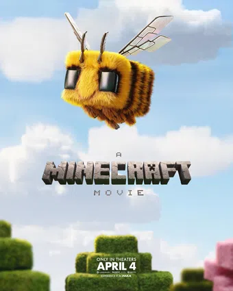 a minecraft movie 2025 poster