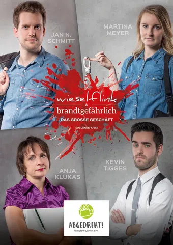 wieselflink & brandtgefährlich - das große geschäft 2018 poster