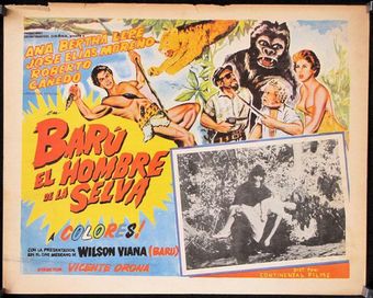 barú, el hombre de la selva 1962 poster