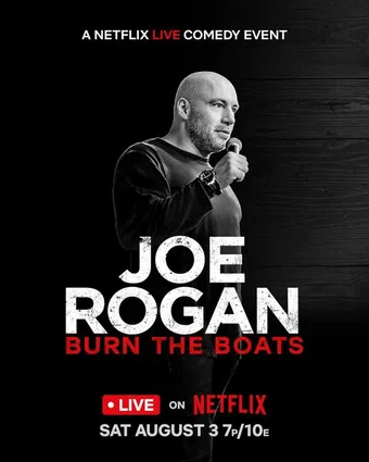 joe rogan: burn the boats 2024 poster