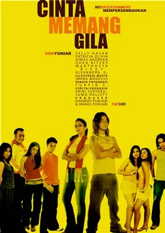 cinta memang gila 2004 poster