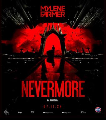 mylène farmer : nevermore 2024 poster