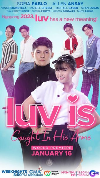 luv is: caught in his arms 2023 poster