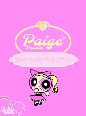 paige prater: lunar cycle pink moon 2026 poster