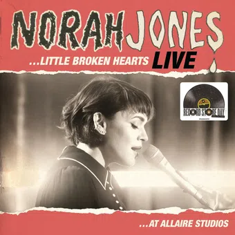 norah jones: little broken hearts - allaire studios, shokan, ny 2023 poster