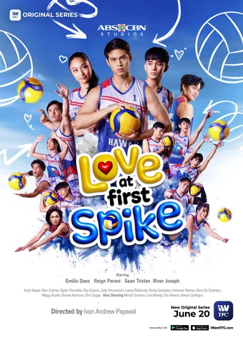love at first spike 2025 poster