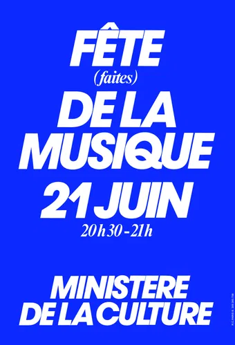 la fête de la musique 1982 poster