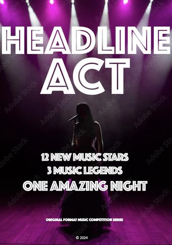 headline act poster