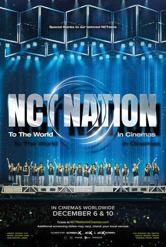 nct nation: to the world in cinemas 2023 poster