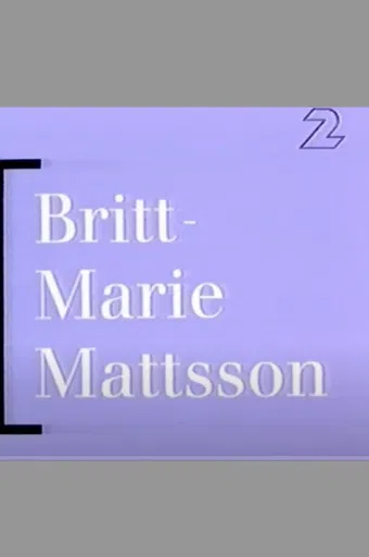 britt-marie mattsson 1996 poster