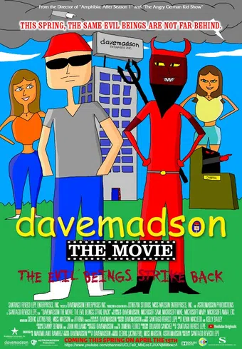 davemadson the movie: the evil beings strike back 2021 poster