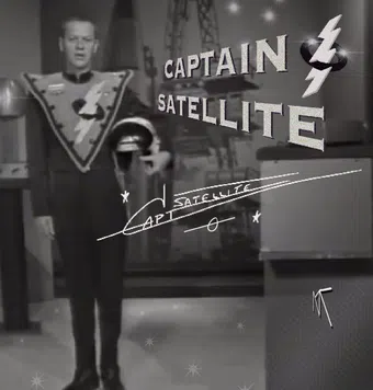 captain satellite 1958 poster