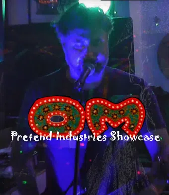 om: pretend industries' showcase 2024 poster