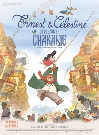 ernest et célestine: le voyage en charabie 2022 poster