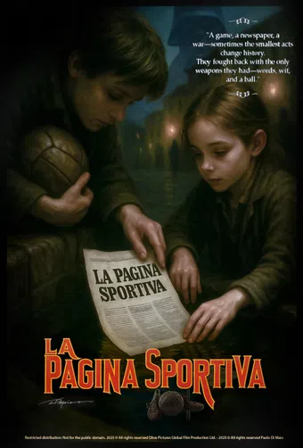 la pagina sportiva poster