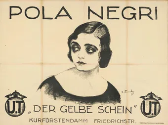 der gelbe schein 1918 poster
