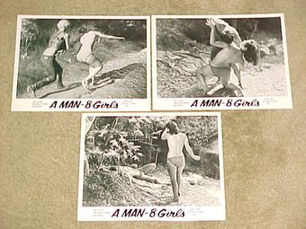 a man, eight girls 1968 poster