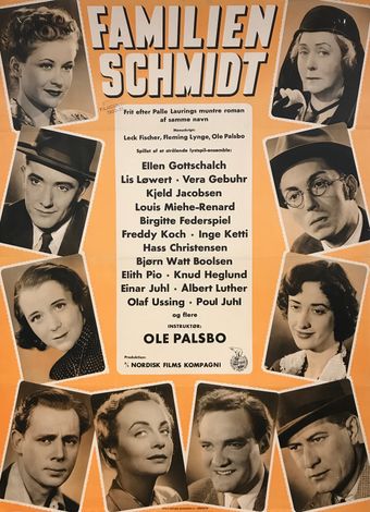 familien schmidt 1951 poster