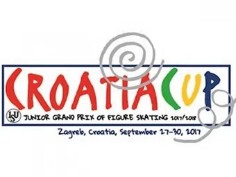 junior grand prix of figure skating croatia cup 2014 poster