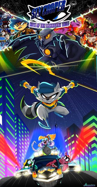 sly cooper: rise of the legendary thief poster