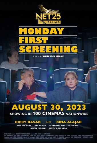 monday first screening 2023 poster