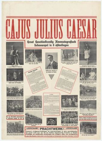 cajus julius caesar 1914 poster