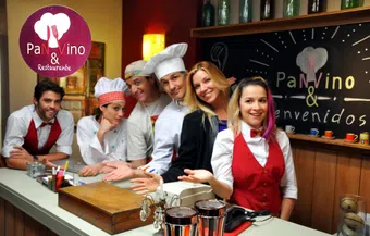 pan y vino, sitcom 2015 poster
