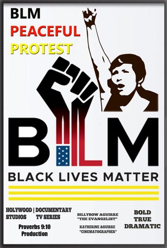 blm peaceful protest 2024 poster