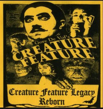 creature feature: the weekly web program 1998 poster