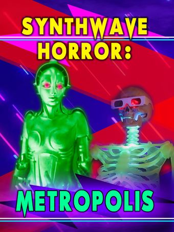 synthwave horror: metropolis 2023 poster