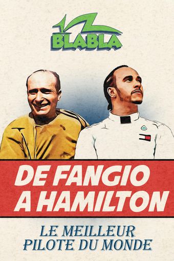 de fangio à hamilton 2021 poster