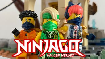 lego ninjago fallen heroes 2023 poster