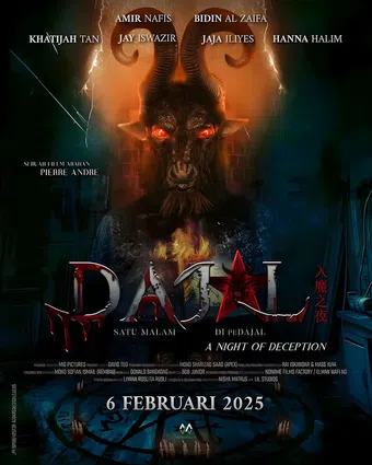 dajal: satu malam dipedajal 2025 poster